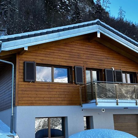 Chambres D'Hotes Les Louettes A Sapinhaut Canton Du Valais Saxon Luaran gambar
