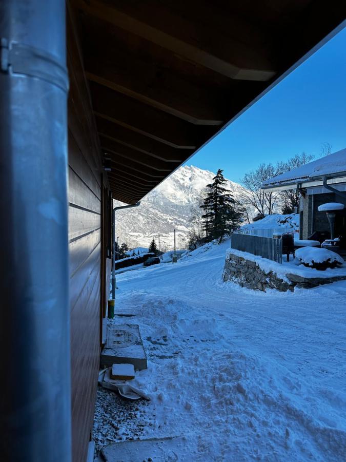 Chambres D'Hotes Les Louettes A Sapinhaut Canton Du Valais Saxon Luaran gambar