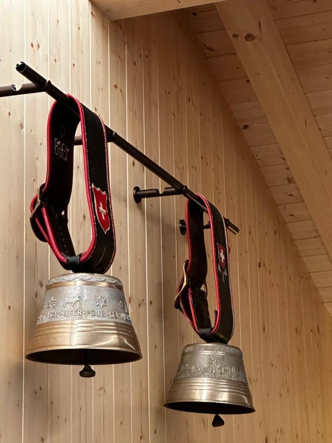 Chambres D'Hotes Les Louettes A Sapinhaut Canton Du Valais Saxon Luaran gambar